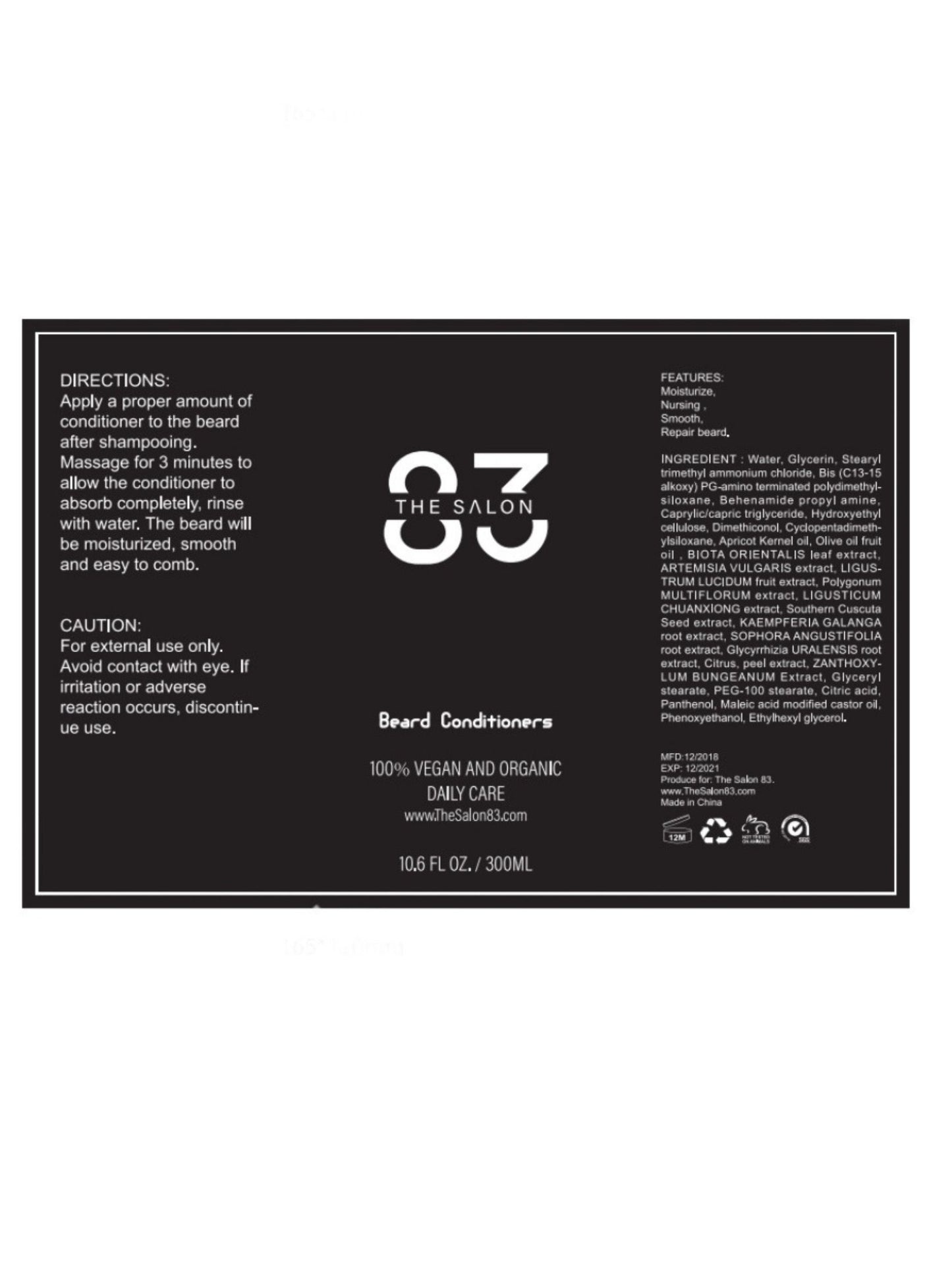 Beard Conditioner freeshipping - The Salon 83